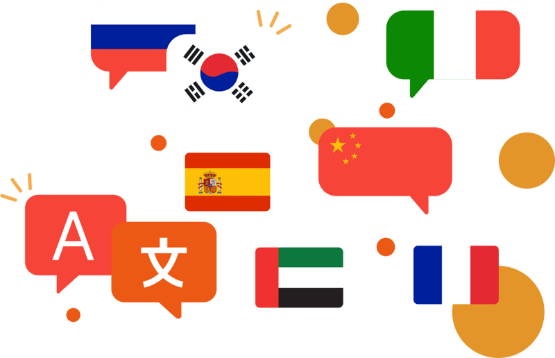 language banner