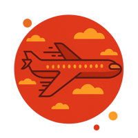 plane vector icon